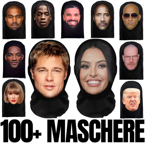 Maschera carnevale 3d - maschera,
