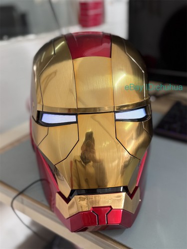 Iron man gold mask cosplay - iron,
