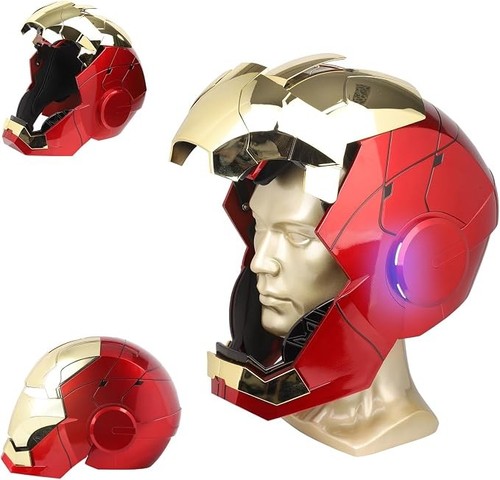 Casco autoking iron man - iron,