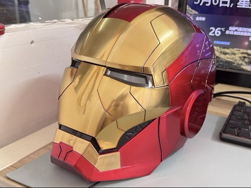 Casco autoking iron - man, gold