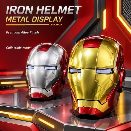 Casco iron man - casco, oro/argento