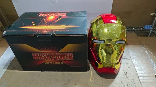 Casco iron man gold - casco,