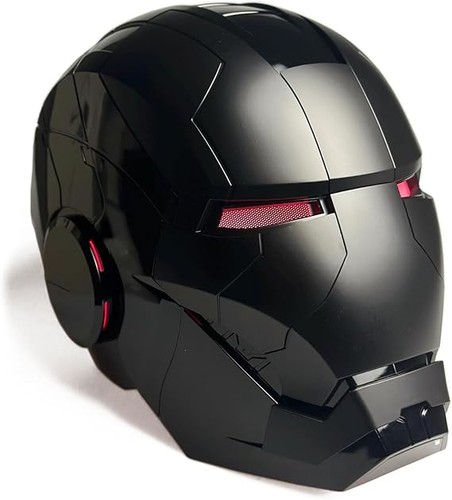 Casco autoking iron - man, nero
