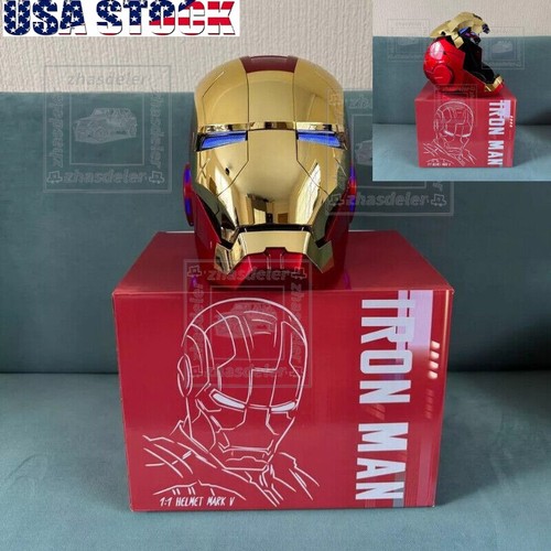Casco iron man gold mk5 - man,