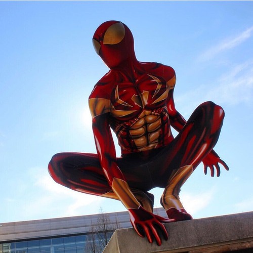 Costume spiderman ferro - spiderman, dorato