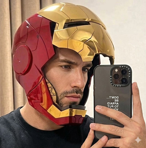 Maschera casco iron man - casco, con