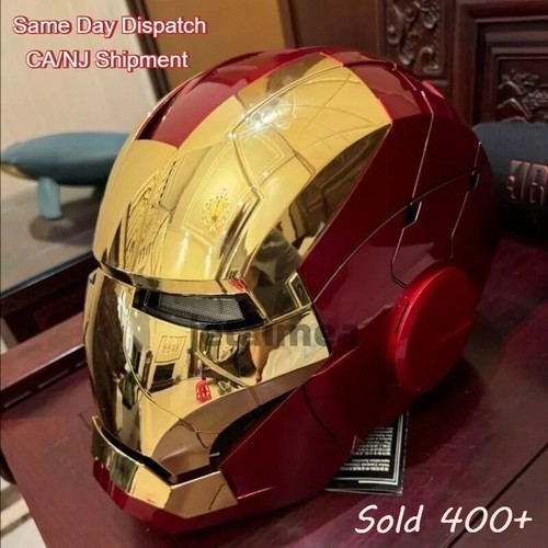 Iron man gold mask cosplay - iron,
